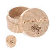 HJKEMI Umbilical Cord Keepsake Box with flower-pattern lid preserves memories safely for years