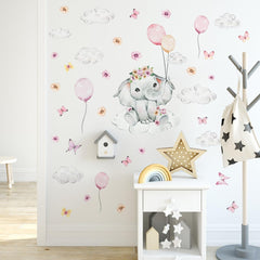 HJKlove flower wall decor brings gentle floral accents to toddler spaces.