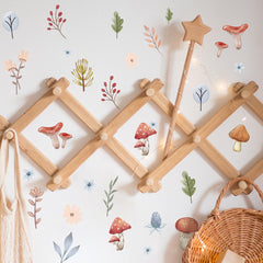 Six-pattern set from HJKlove, perfect for playroom walls.