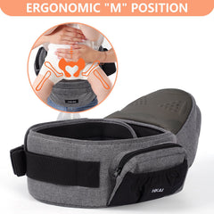 HKAI safety buckle adds a secure hold during busy outdoor trips.