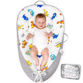 HKAI Baby Lounger double-sided cotton surface for breathable comfort during awake time.
