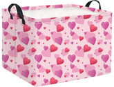 HKEC rectangle storage basket folded for compact storage in small spaces