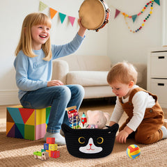 Hkojewp Cat Basket made of soft cotton rope, skin-friendly.