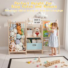 HMAZAE zoo plushies storage is perfect for playful rooms with easy access.