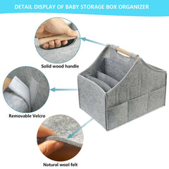 HMOSSVK nursery organizer keeps baby items neatly arranged and accessible