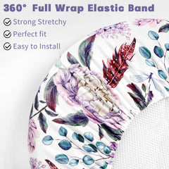 HNHUAMING bassinet sheet is machine washable for easy cleaning.