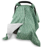 HNHUAMING baby car seat canopy with soft mink backing for cozy comfort