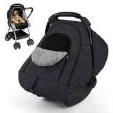 HNHUAMING baby car seat cover with winter waterproof design protects against wind and rain.