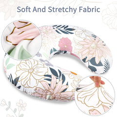 HNHUAMING breastfeeding pillow cover fits most standard pillows for easy refresh.