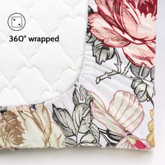HNHUAMING breathable crib sheet keeps nursery cool and cozy during rest.