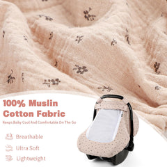 HNHUAMING car seat cover full-coverage window demonstrating 360-degree sun protection