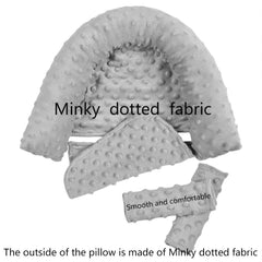 HNHUAMING car seat insert gray keeps baby comfortable on outings.