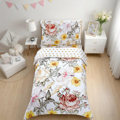 HNHUAMING floral quilted comforter in ultra-soft microfiber for cozy nights.