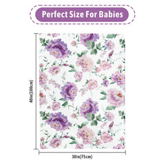 HNHUAMING swaddle blanket with double-layer backing for gentle warmth