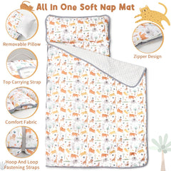 HNHUAMING nap mat with a smooth zipper for easy blanket removal.
