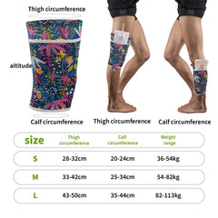 HNYG Catheter Leg Bag Holder cord lock adjustment demonstrates customizable fit.