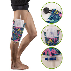 HNYG stabilization device keeping the catheter bag in place and reducing movement.