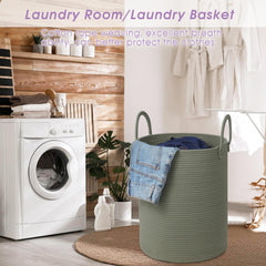 HOBASKET baby nursery basket ideal for storing blankets and essentials.
