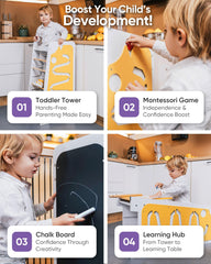 HO'ES Home Essentials toddler kitchen-stool hub for early helpers at mealtime