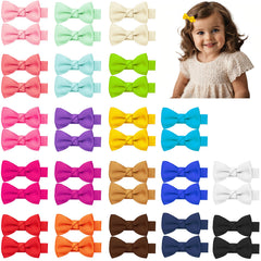 Hoewina hair bows set of 40 pieces for versatile styling