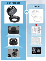 HOIGRBOM stove knob cover uses heat-resistant material for kitchen reliability.
