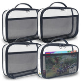 Holay 4-pack PVC zippered blocks set overview for easy organization.