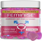 Holistic MD HRT gummies bottle pour for daily use and routine support.