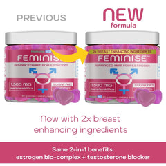 Holistic MD HRT gummies label shows ingredient highlights for natural formulation.