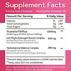 Holistic MD HRT ingredients blend features pueraria mirifica and isoflavones.