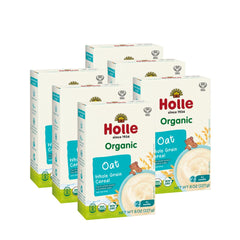 Holle Organic Baby Cereal porridge image for babies' breakfast.
