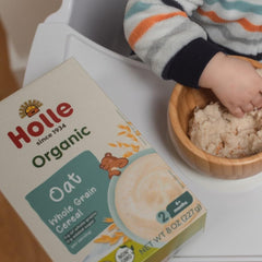 Holle cereal varieties: multigrain option for varied nutrition.