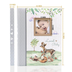 Holoary book front photo frame window for a cherished first photo.