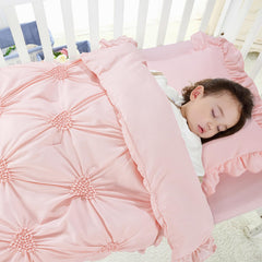 HOMBYS fitted sheet 52x28 inches plus 8 inches fits standard crib beds securely