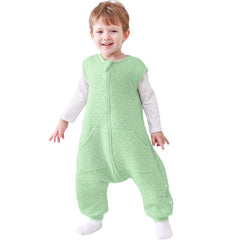HOMEAL 1.0 TOG sleep sack Sage front view for warmth and unrestricted movement.