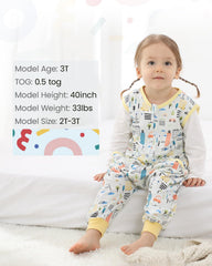 HOMEAL Sleep Sack pockets and cute prints add fun detail.