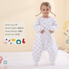 HOMEAL two-way zipper with chin guard eases diaper changes.