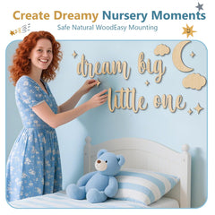 HomeCasa Big sign adds bold statement to baby room mood.