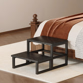 Homeiju 3-in-1 step stool assembled with non-slip pads for stable balance.