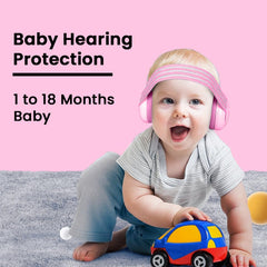 HomeKinder lightweight earmuffs designed for babies to wear without strain