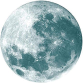 Homics glow moon wall decal 30cm glows softly, adding a magical night light.