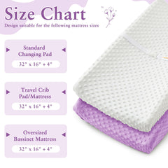 Homiest changing pad cover white-beige plush fabric closeup communicates versatile nursery decor compatibility