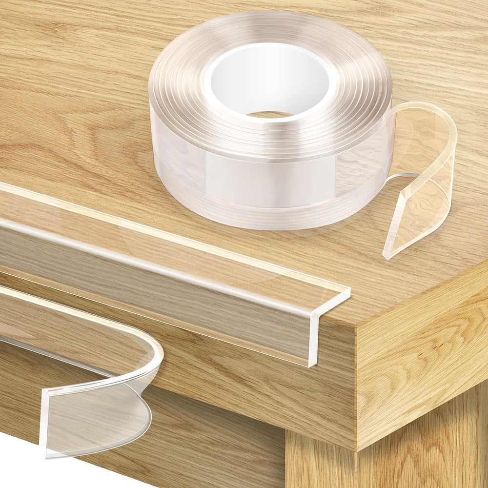 HOMREALM corner protectors clear guards protect corners while preserving furniture aesthetics.