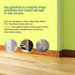 HOMREALM soft clear bumper blends with décor while reducing impact.