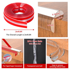 HOMREALM upgraded adhesive edge strip offers strong hold to stay in place.
