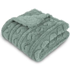 HOMRITAR baby blanket with 3D texture showing plush depth for infant comfort