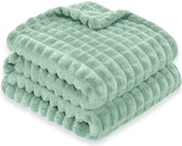 HOMRITAR Diamond Pattern baby blanket with tactile 3D texture for cozy naps
