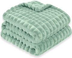 HOMRITAR Diamond Pattern baby blanket with tactile 3D texture for cozy naps