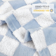 HOMRITAR blanket in a nursery setting with unisex styling