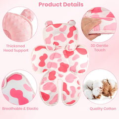 Honeau thickened U-shaped headrest supports baby's head comfort.