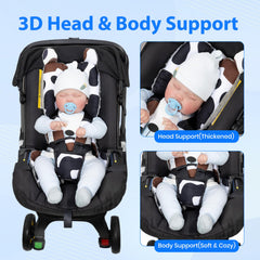 Honeau strap covers protect harnesses while keeping baby comfortable on the go.